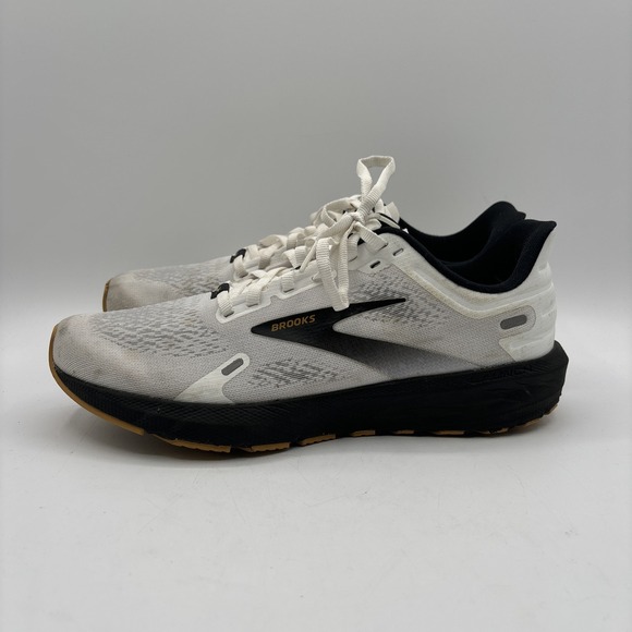 Brooks Launch 9 Shoes Women's Size 9.5 Medium B Black White Running Athletic - Picture 4 of 16